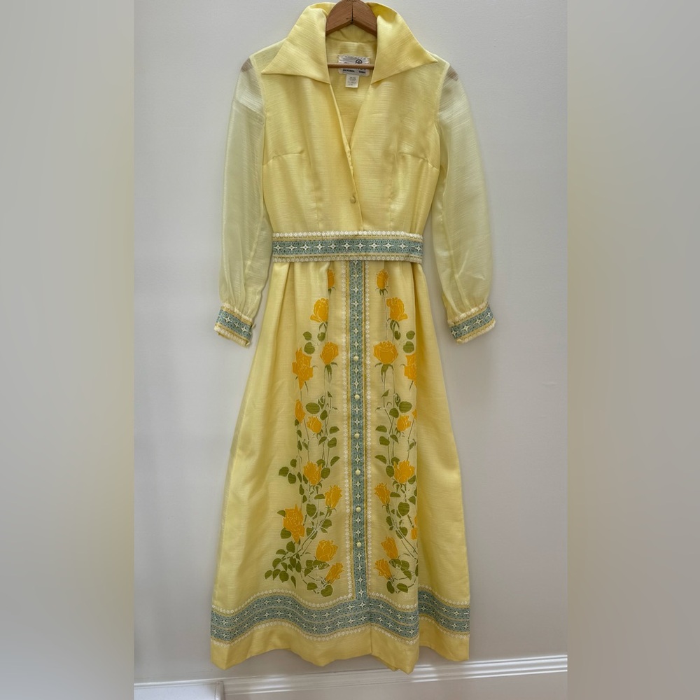 Algred Shaheen Maxi Shirtdress - Vintage